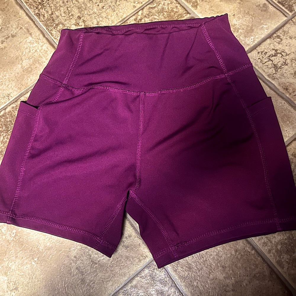 Eggplant Daisy Fuentes Shorts